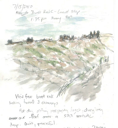 View from Burst Rock - Immigrant Wilderness Area View from Burst Rock - Immigrant Wilderness Area